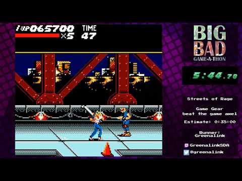 Big Bad Game-a-thon 2017 - Streets of Rage by Greenalink
