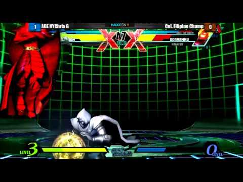 UMVC3: Col. Filipino Champ v AGE NyChrisG - Grand Finals - Hadocon V