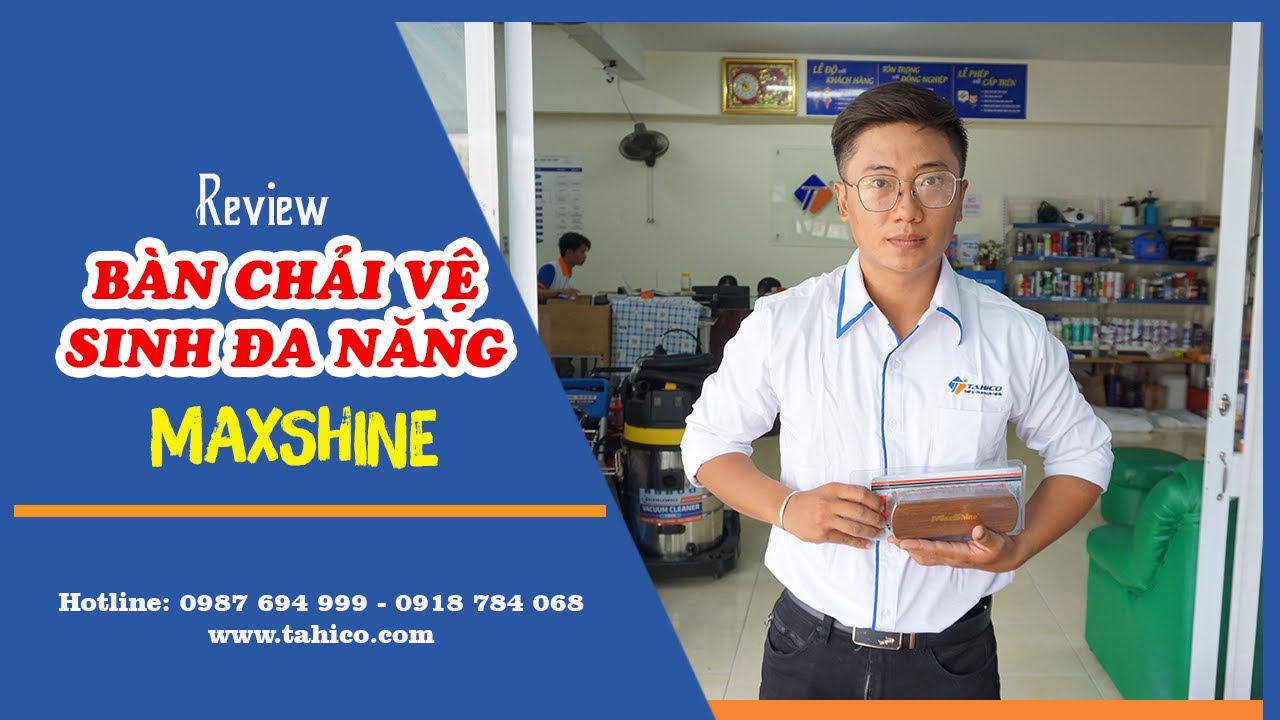 Bàn chải chi tiết lông cứng nội thất 7012002 Maxshine 19