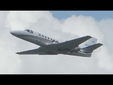 Cessna 560 Citation Encore [N707W] Takeoff from PDX