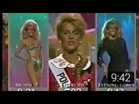 Miss Universe 1991 - Joanna Michalska Unplaced (Poland)