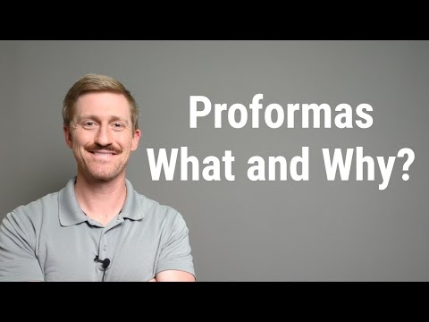 What is a proforma and why does it matter for architects, engineers, and consultants?