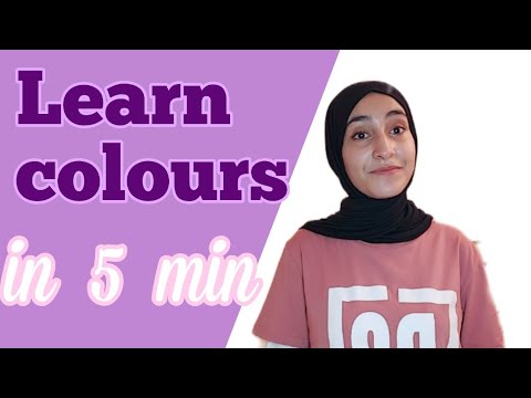 Learn colours in Arabic ||Learn Arabic with Habiba