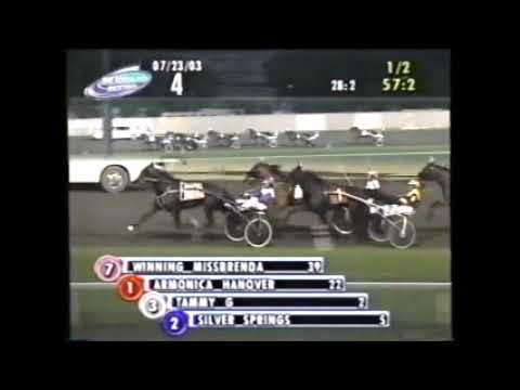 2003 Meadowlands MERIT BADGE Dave Palone Merrie Annabelle Elimination