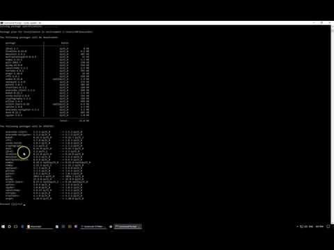 Data Analysis with Pandas and Python 01 09 Windows Update Anaconda Libraries
