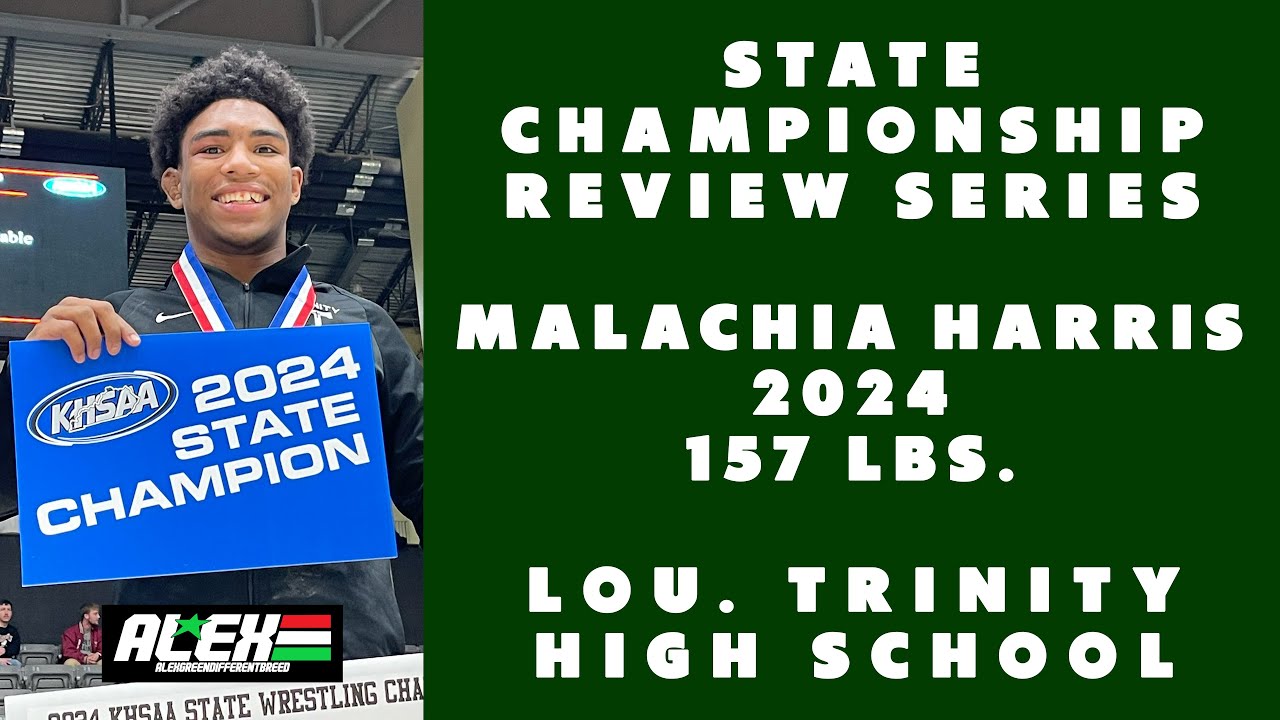 State Wrestling Championship match review w/ Malachia Harris (Lou. Trinity; 2024 157 lbs.)
