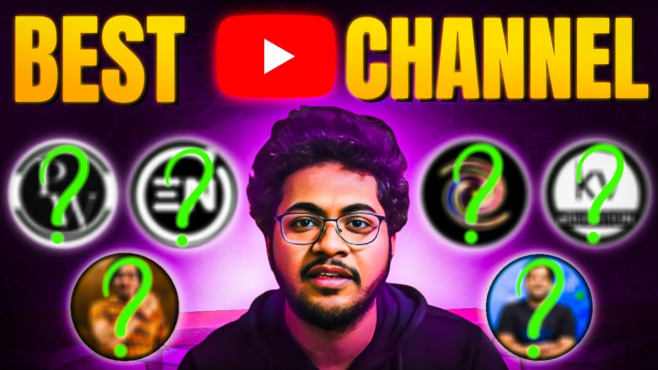 Best FREE YouTube Channels for IIT-JEE🔥 I Telegram Channel for Free Material ‼️
