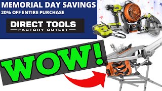 Better & Best from Direct Tools (Ridgid + Ryobi Factory Outl
