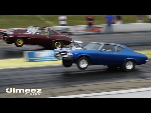 MSSM AIRSHOW~GREG WARNER'S '69 CHEVELLE VS JIM SABIN'S '69 CAMARO