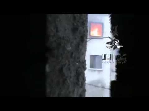 استهداف وإحراق إحدى نقاط قوات النظام في حي العامرية بواسطة قنابل مولوتوف من قبل ألوية صقور الإسلام