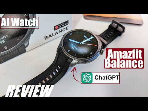 REVIEW: Amazfit Balance Smartwatch - Full Walkthrough - ChatGPT AI Features? (New GTR Series)