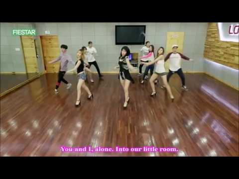 Fiestar: "One More" Dance Practice [ENG SUB]