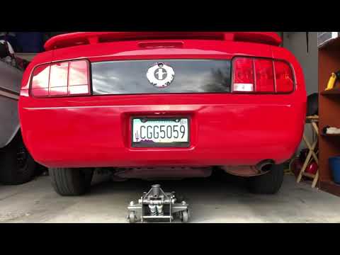 07 mustang v6 rev 9 axelback exhaust