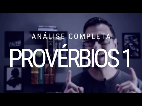 Complete Analysis of Proverbs - Chapter 1