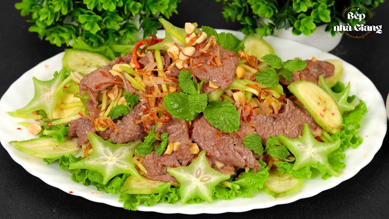 Cách làm gỏi bò bóp thấu