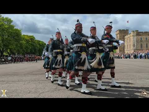 2 SCOTS Assaye Colour Parade