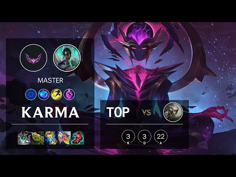 Karma Top vs Camille - EUW Master Patch 12.5