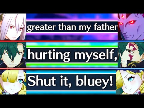Four Winds VS Four Hounds, Nel & Rafal VS Sombron Unique Battle Dialogues - Fire Emblem Engage
