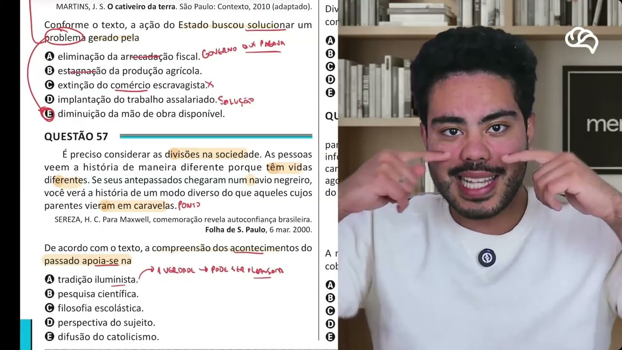Resolução em Vídeo — Questão 57 ENEM 2025 Belém
