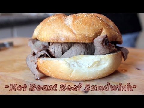Hot Roast Beef Sandwich - 4 Ingredient Meals