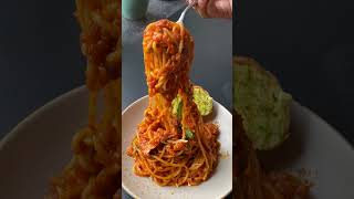 Red sauce Spaghetti pasta preparation 🤩