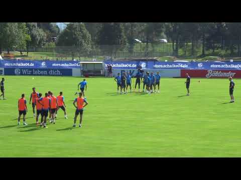 Schalke Training Mittersill 01.08.2018 - Fangspiel
