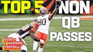 Top Five Non-QB passes in NFL History by NFL