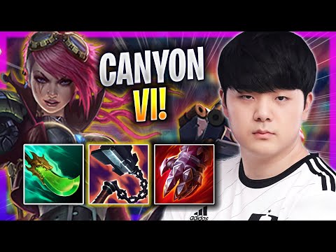 CANYON LITERALLY GOD MODE WITH VI! - DK Canyon Plays Vi JUNGLE vs Viego! | Season 2023