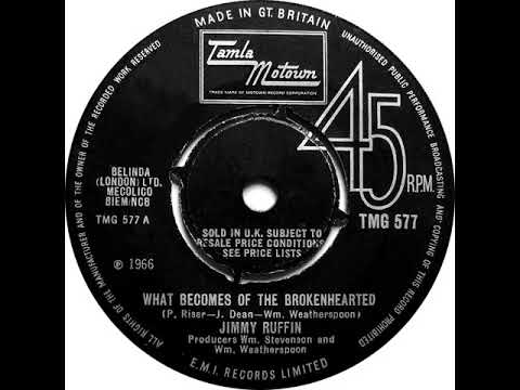 UK New Entry 1966 (351) Jimmy Ruffin - What Becomes Of The Brokenhearted