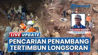 Sinergi Aparat dan BPBD Jayapura Cari Penambang Tertimbun Longsoran Tebing Gajah Putih Hari Kedua