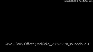 Geko - Sorry officer