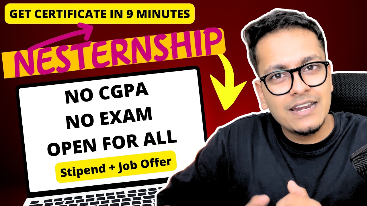 Nestle Internship 2026 | FREE Certificate, Amazon Voucher and much more!!