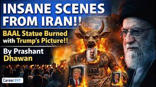 Download lagu INSANE SCENES FROM IRAN!! BAAL Statue Burned with Trump's Picture!! By Prashant Dhawan mp3
