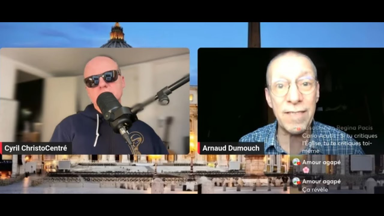Dans cette vidéo, je remets l'Eglise catholique au milieu de notre foi, par Arnaud Dumouch/Cyril C/