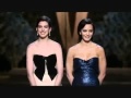 The funniest video of Meryl Streep with Anne Hathaway & Emily Blunt - Oscars 2007