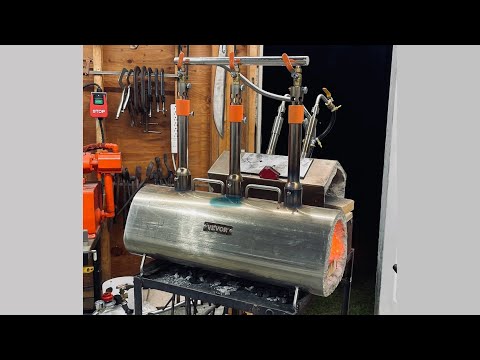 Vevor 3 Burner Propane Forge Review - Is it Worth it? #blacksmith #bladesmith #tools