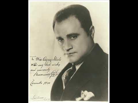 BENIAMINO GIGLI SINGS   CATARI CATARI 1949 BBC BROADCAST