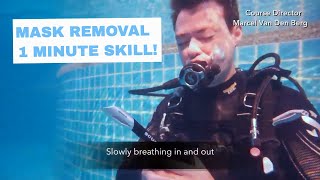 No Mask Breathing Scuba 1 minute 🥽 PADI Open Water Diver Course