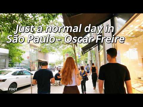 Strolling Oscar Freire – The Fashion Heart of São Paulo - Brazil 4K