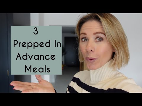 3 MEALS YOU CAN PREP IN ADVANCE | PRE PREP & COOK QUICKER | Kerry Whelpdale