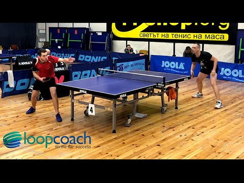 Table Tennis Bulgarian Premier League | S - 2020/2021 | D. Ivanov (red) vs. D. Mladenov (black)
