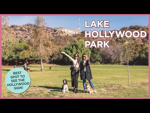 在洛杉磯看好萊塢標誌的最佳地點是好萊塢湖公園 (The Best Place to See the Hollywood Sign in Los Angeles is Lake Hollywood Park)