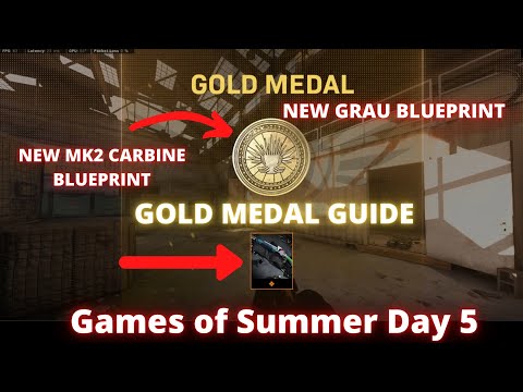 Games of Summer Gold Medal Guide Shooting Range ( Modern Warfare Warzone ) New GRAU Blueprint