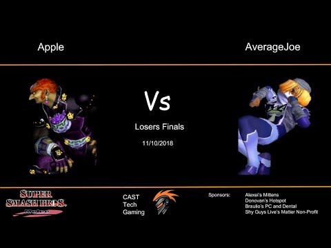 CTG Smash Open | Average Joe(Sheik) vs Apple(Ganondorf) Melee Singles Losers Final