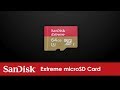 Карта памяти SANDISK 128GB microSDXC class 10 UHS-I 4K Extreme Action SDSQXVF-128G-GN6MA - відео