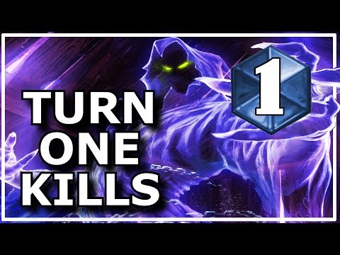 Hearthstone - Best Turn One Kills Ever