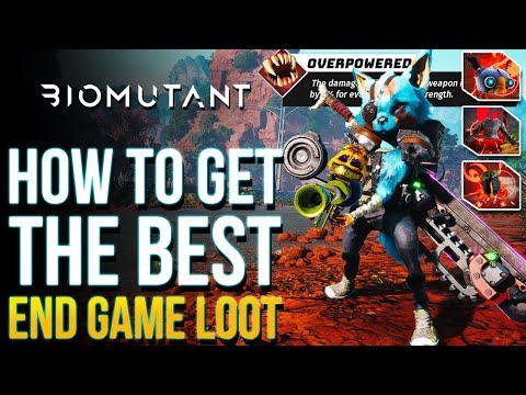 Biomutant - How To Find Best End Game Loot, Weapon Parts & LEVEL Up Fast! (Biomutant Best Farm)