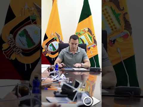 ¡Daniel Noboa en El Oro! 🇪🇨 Evaluación de Seguridad y Toque de Queda