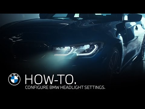 Part of a video titled Configuring and adjusting BMW Headlight Settings | BMW How-To