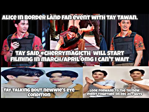 Omg I Cant Wait Tay Said CHEERYMAGICTH Will Starting Film In March/Aprill |Tay handsome at his event